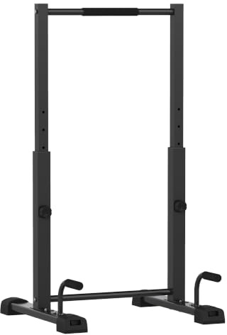 SPORTNOW Dip Barren Dip Station Höhenverstellbar bis 540 kg Belastbar | Fitness-Bar, Push Up Stand Bar, Fitness Parallettes, Liegestützgriffe, Krafttraining, Calisthenics, Zuhause