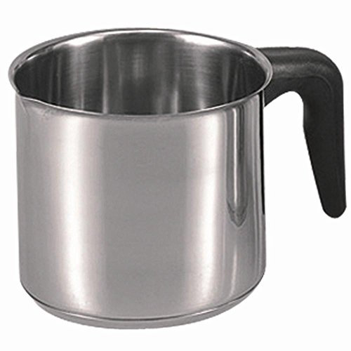 E517068 Milchtopf 12cm Edelstahl/Ausguß