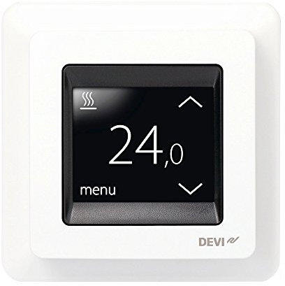 Devireg Touch Polarweiß - Thermostat für Fußbodenheizung mit Touchscreen
