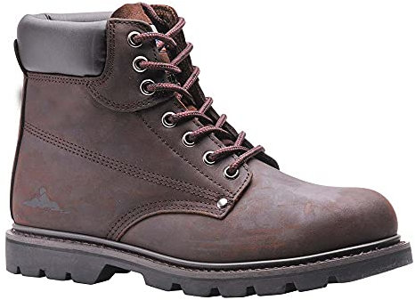 Portwest Steelite Welted Safety Boot SB HRO, Size: 47, Colour: Brown, FW17BRR47