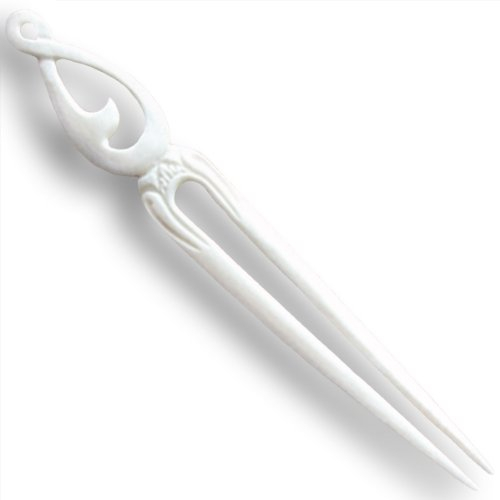 ISLAND PIERCINGS Haarnadel Handarbeit aus Bone HN047