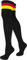 normani Top modische Damen Overknees in verschiedenen Designs/Baumwolle mit Elasthan Auswahl Farbe Deutschland/Schwarz Größe OneSize