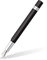 STAEDTLER 476TRX9 M ST Füller Trx (ergonomische Dreikantform, matte samtweiche Aluminium-Oberfläche, Aufsteckkappe, Standard Tintenpatrone, hochwertige Edelstahlfeder, Farbe: schwarz, Strichstärke M)