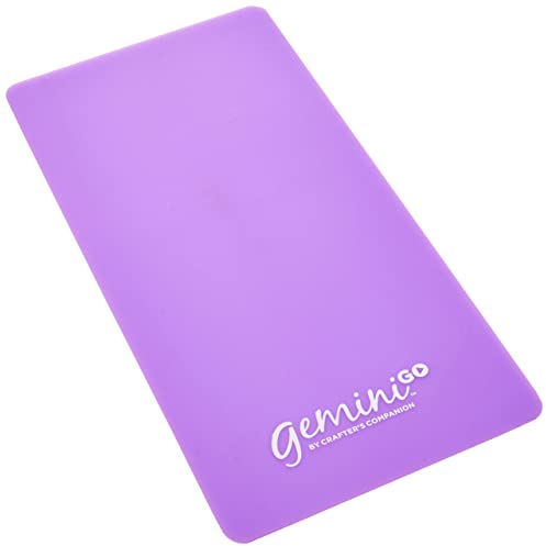 Gemini 549092 Accessories-Rubber Embossing Mat Go Zubehör-Gummimatte Prägen 7,6 x 15,2 cm Schwarz-Black, 3 x 6-Inch