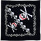 PARTY DISCOUNT Bandana Pirat, mit Totenköpfen, 55x55 cm