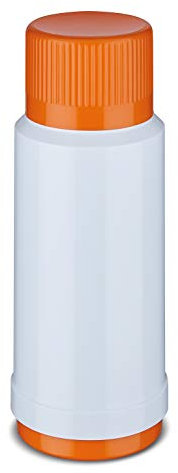 ROTPUNKT Isolierflasche 40 MAX Electric Edition 1,0 l | BPA-frei - gesundes trinken | Made in Germany | Warm + Kalthaltung | polar/electric clementine