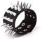 LoveAloe Punk Nieten Armband Nieten Armband Breite Druckknopf Wickel Armbänder Armband Für Männer Frauen,Schwarz