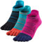 OrrinSports Chaussettes Orteils Femme Homme,3 Paires Chaussettes à doigts De Sport Respirantes pour la Course à Pied, la Fitness ou le Quotidien Bas Coupé Petit (Taille Euro 35-38)