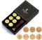 JasCherry Wachs Siegel Stempel Set, 7 Stück Siegel Stempelkopf Kupfer mit 1 Holzgriff, Retro Siegelwachs Stempel Geschenkbox für Briefe, Antikes Manuskript, Grußkarten, Hochzeit Einladung