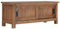Tidyard Seitenschrank Sideboard Lowboard TV-Schrank TV-Schränke 90 x 30 x 35 cm (L x B x H) Mit 2 Schiebetüren,Massives Teakholz mit natürlichem Öl behandelt