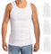 RØDER Premium 3er Pack • Unterhemd Herren• 100% gekämmte Baumwolle • Weiss • Schwarz • (S-3XL) • Tanktop (Weiss,XL)