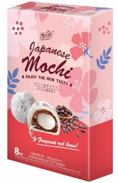 Yuki & Love Mochi-Reiskuchen mit Aduki roten Bohnen geschmack 128 g