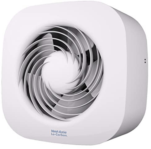 Vent-Axia 473852 Lo-Carbon Revive Extractor Fan Humidistat/Timer/Pullcord 100mm, White