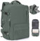 Handgepäck Rucksack 45X36X20 für Easyjet Reiserucksack Wasserdichter Unter Dem Sitz Handgepäck Rucksack Flugzeuge Reisetasche Weekendertasche Wanderrucksack Lässiger Tagesrucksack,A9-Dunkelgrün