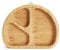 Munchkin Bambou Divided Suction Plate - Eco-Friendly Bamboo Dinnerware for Babies and Toddlers