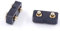 5PCS Federbelastet Pogo Pin 2 Position 2 Pins 3,0mm Raster SMT Einreihige oberflächenmontierbare Leiterplatte vertikales Raster,Height 4.0mm