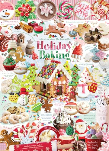 Cobble Hill Puzzle mit 1000 Teilen – Feiertags-Backen – inklusive Probeposter