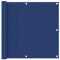 HIGSOSE Brise-Vue pour Balcon Bleu 90x500 cm en Tissu Oxford Écran de Jardin Imperméable et Résistant au Vent Couverture de Confidentialité Paravent Extérieur Auvent Terrasse Piscine