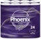 24 Phoenix Soft Lavender Fragranced Luxury Toilet Rolls Bulk Buy - Quilted White 3 Ply Toilet Paper - Pack of 24 Toilet Tissue (12 x 2 Packs) (24 Pack)