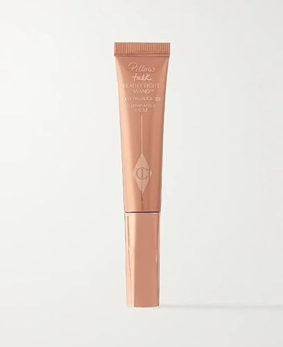 Charlotte Tilbury Original | HOLLYWOOW Contour Wand Fair-M | Flüssiger Rouge; Highlighter & Maquil in Stick für Gesichtskonturen | 12 ml (PILLOW TALK MEDIUM, 12 ml.)