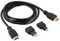 TEAFIRST 1.5m HDMI a HDMI/Mini Hdmi/Micro HDMI Adaptador HD Cable Kit para Ordenador TV