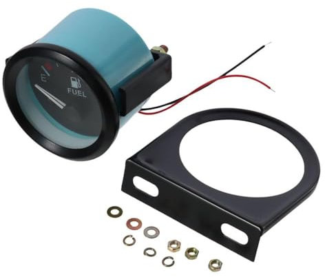 YYlingx Universal Car Fuel Level Gauge Meter, 52mm, E-1/2-F Pointer, 12V, 240-33ohm, Stainless Steel, Car Truck Motorcycle Boat