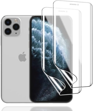 KoasVonson 2 Pezzi Pellicola Protettiva Idrogel per iPhone 11 Pro, TPU Pellicola Protettiva HD Trasparente Flessibile Idrogel Pellicola, Anti-Graffio