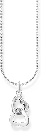 Thomas Sabo Kette mit Anhänger verschlungene Herzen 925 Sterlingsilber KE2267-051-14