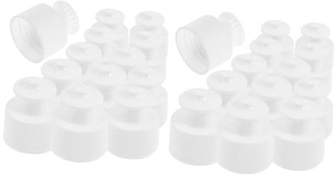 Sosoport 80pcs Leakproof Sports Water Bottle Push Pull Replacement Caps Reusable Bottle Lids Wide Mouth Design Caps Pe Material Sturdy and Safe