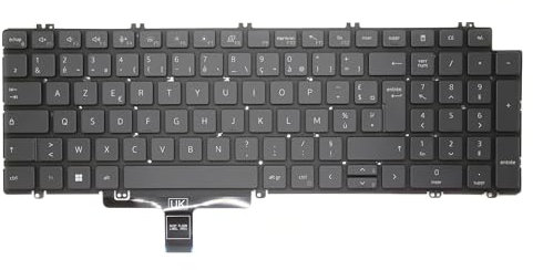 Clavier FRANÇAIS AZERTY Dell Latitude 5520/5521 / 5530/5531-0X38K3 / NSK-LR0SC / OKN4-OH2US13 + rétro-éclairage