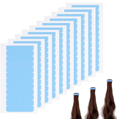 Xinjoduz 120 Stück Tape Extensions Kleber Hohe Klebekraft Haar Klebeband Tapes Klebestreifen Extensions Extensions Klebestreifen Ersatzband Selbstklebendes Ersatztapes Für Tape In Hair Extensions
