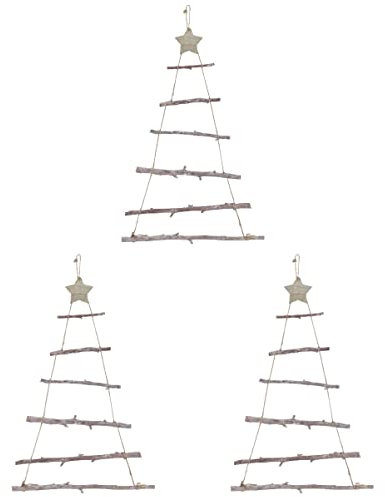 PRETYZOOM 3St Weihnachts Dekoration Holzrahmen weihnachtliche Wabendekoration Weihnachtsbaum wandbehang beleuchtet weihnachtsdeko büro Dekoration Weihnachtsbaum Weihnachtsversorgung