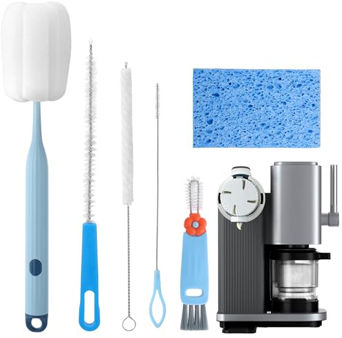 Palksky Ice Cream Maker Cleaning Kit Compatible with Ninja Swirl Creami, Ice Cream Machine Brush Set, 6 PCS