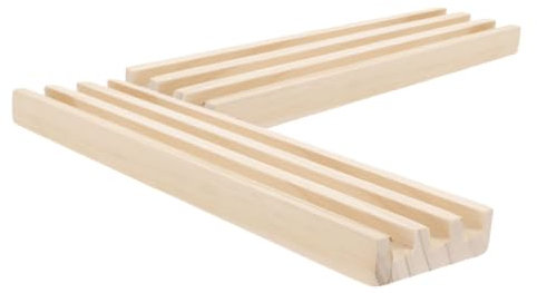 BESPORTBLE 2stücke Kartenspielhalter Aus Holz Für Dominosteine Ständer Mexican Train Dominohalter Holzhalter Für Dominospiel Dominoständer Für Schreibtisch Halter Für Buchstabensteine Dominoh