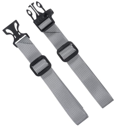 2 Stück Schwarz Schnellverschluss Rucksackgurt Verstellbarer Brustgurt | Rucksack Rucksackriemen Nylon Allzweck Gurtband für Wandern Joggen Außerhalb