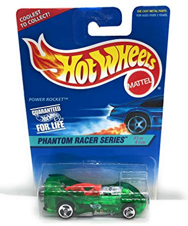 Hot Wheels Power Rocket transparent grün 1:64