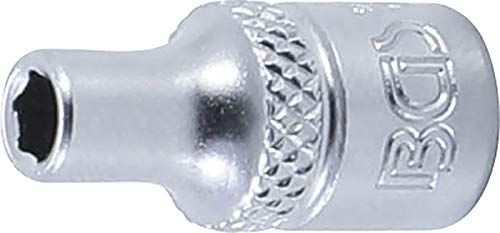 BGS 2474 | Steckschlüssel-Einsatz Sechskant | 6,3 mm (1/4) | SW 4 mm