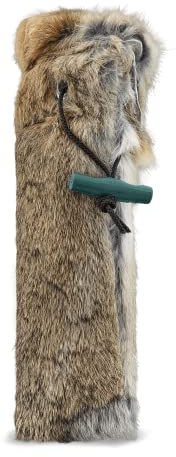 Romneys Kaninchendummy | Standard-Dummy 500g mit echtem Kaninchenfell überzogen | Wild-Apportel für die jagdliche Hundeausbildung