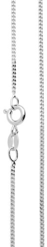 InCollections Damen-Halskette 925/000 Sterlingsilber Panzerkette 1,3 mm breit 45 cm