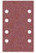 MioTools Fox Klett-Schleifblätter, 133 x 80 mm, 8-Loch, f. Schwingschleifer, Normalkorund (50 Stk.) K150