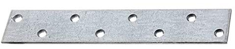 Alberts 847975 Flachverbinder | schmal | sendzimirverzinkt | 170 x 30 mm | 50er Set