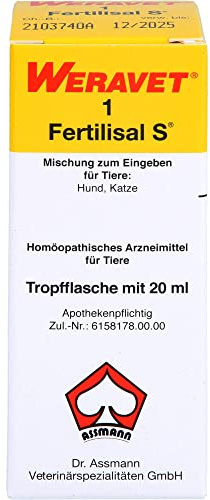 Weravet 1 Fertilisal S Mischung für Tiere, 20 ml Lösung