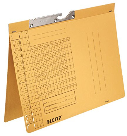 Esselte Leitz Pendelhefter Combi, Amtsheftung, Natronkarton, naturbraun