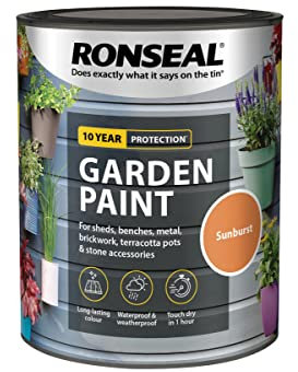 Ronseal RSLGPSB750 750 ml Garden Paint - Sunburst