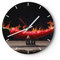 Modern Wanduhr Chili Paprika Bio Landwirtschaft 40x40cm Rund Groß Wand Uhr Glas Analog Zimmeruhren Küche Büro Wohnzimmer Glasuhr Wall Clock Dekoration Design Wanddekoration Küchenuhr C3AR40x40-3193
