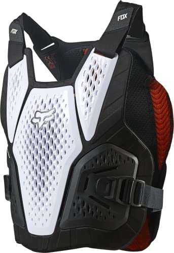FOX 26562 Racefframe Impact SB, CE D3O White L/XL, schwarz-Weiss, OS
