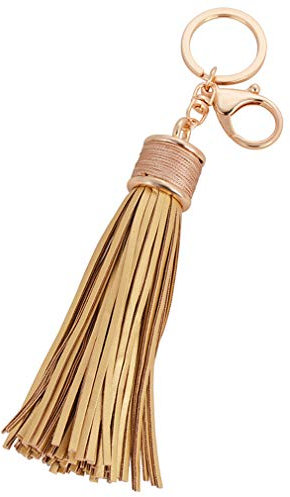 YAZILIND cuir gland femmes porte-clés cadeau petite amie meilleur ami maman soeur sac à main breloque porte-clés dame pendentif marron