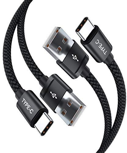 Basesailor Cable USB C 1M 2-Pack,Cable Cargador Carga Rápida Tipo C para iPhone 16 15,Mac,iPad Pro 10 Mini 6 7 Air 4 5,Galaxy Tab S7 S6 A7 S8 S9 A9,S21 S22 S23 S24 Ultra,A53,A33,A54,Z Fold Flip 5 4 3