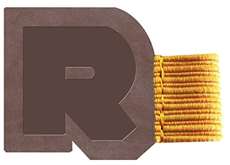 RHODIA 194189C - Porte-Stylo Autoadhésif Chocolat - 3 x 4 cm - pour Blocs Carnets, Agendas, Ordinateurs Portables ou Tablette Numérique - Collection Rhodiarama