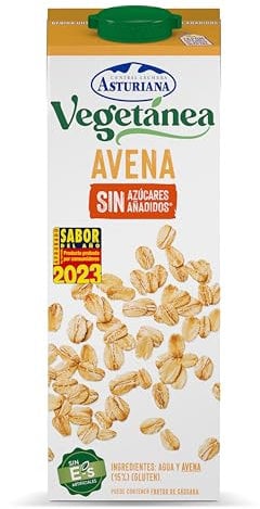 Central Lechera Asturiana Vegetánea Bebida Vegetal de Avena, Brik 1L